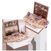 Fold 3D Book Folding Book Keychain Dinosaur Handheld Game Castle Keyring Castle Space Stress Relieve Toy Children