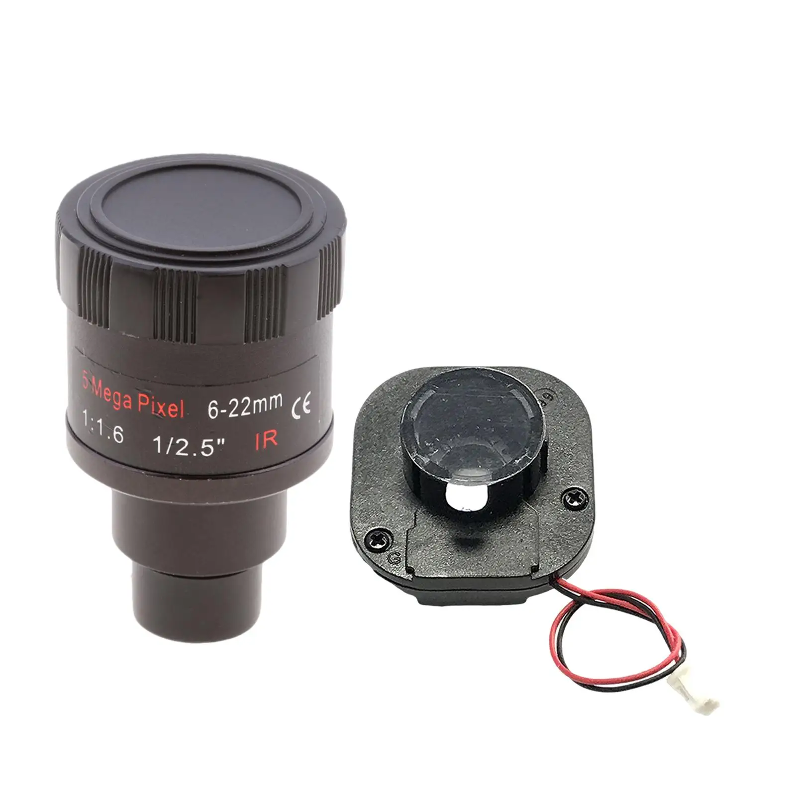 5MP Varifocal IR Lens with M12 IR Cut Filter Switcher for Security Camera Day Night Auto Switch Double Filter