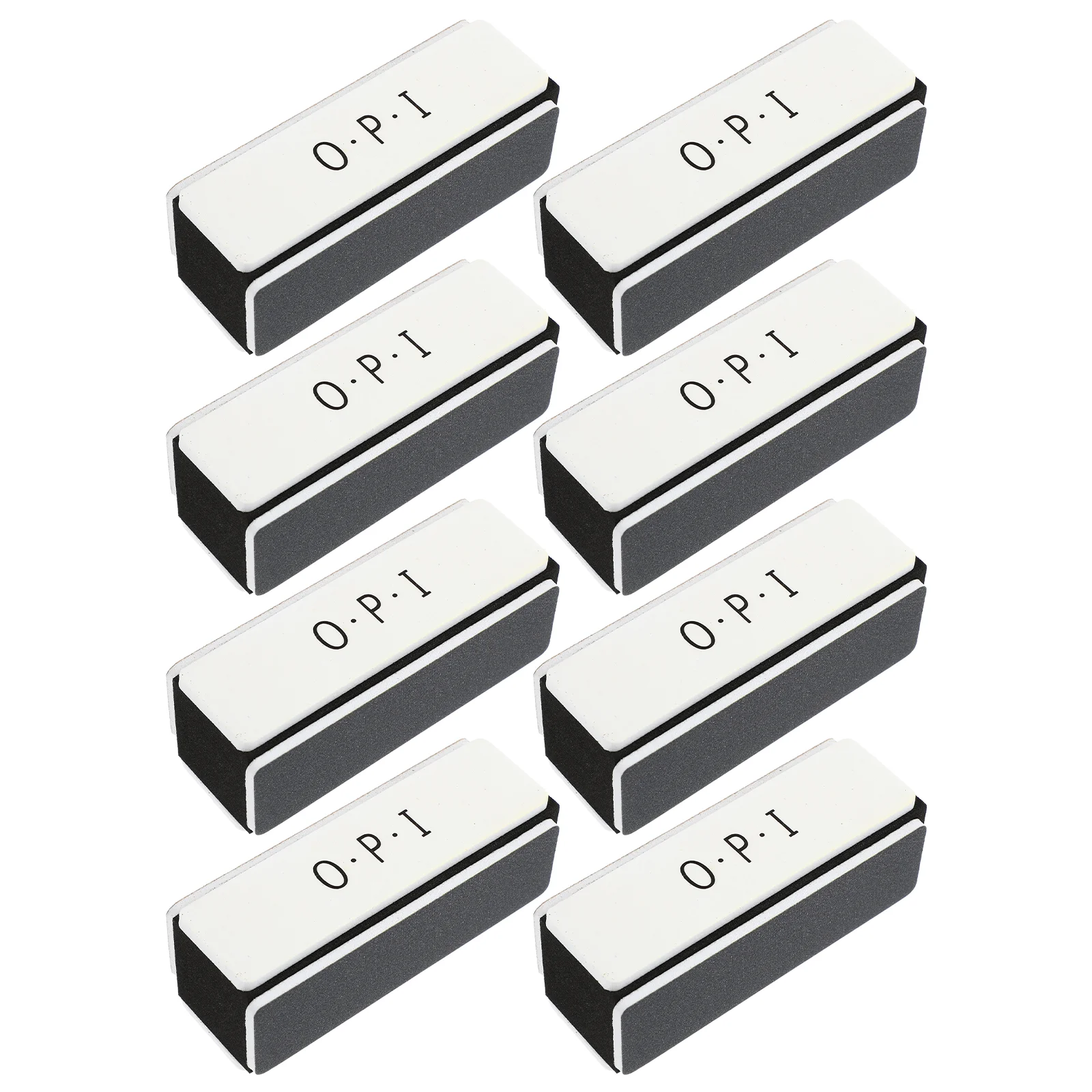 8 Pcs Black Grey Buffer Block Grinding Polishing Block Nail File Sponge Manicure Shaping Tool Professional Nail Kit