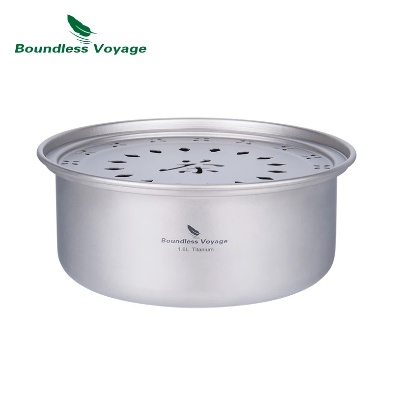 Boundless Voyage Titanium Tea Tray Serving Tray Travel Home Office Tea Coffee Container Drainage Water Storage Pot Tea Saucer