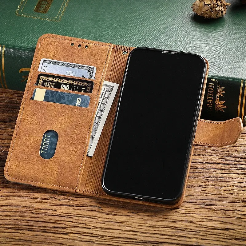 POCO X7 Pro Leather Case For POCO X7 M7 F7 Ultra F6 X6 M6 X5 F5 F4 F3 M5S X4 X3 GT M4 M3 X8 Pro Max Magnet Card Flip Case Cover