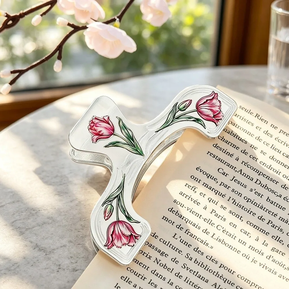 Vintage Carved Metal Book Clips Zinc Alloy Decorative Reading Page Spreader Exquisite Embossed Piano Sheet Music Folder