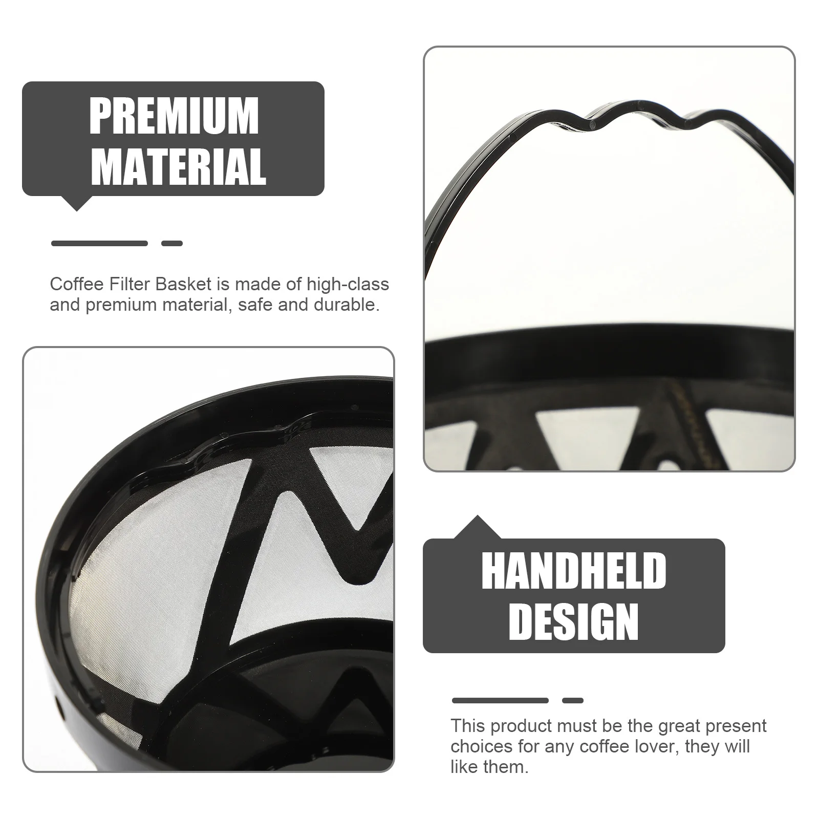 

Coffee Filter Basket Reusable Washable Filtering Tool For Home Kitchen Cafe Office Multifunctional Coffee Strainer Cup