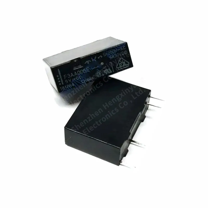 20개/묶음 F3AA 전원 릴레이 1형 A 1극 5V 12V 24V DC 4PIN 5A 250VAC 30VDC F3AA012E F3AA005E F3AA024E