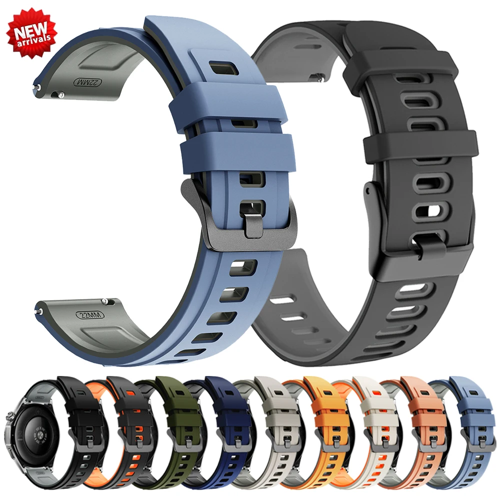 22 mm neues Silikonarmband für Garmin Forerunner 570 265 255 Music Vivoactive 4 Venu 4 3 2 Sportband Ersetzen Sie das Armbandzubehör