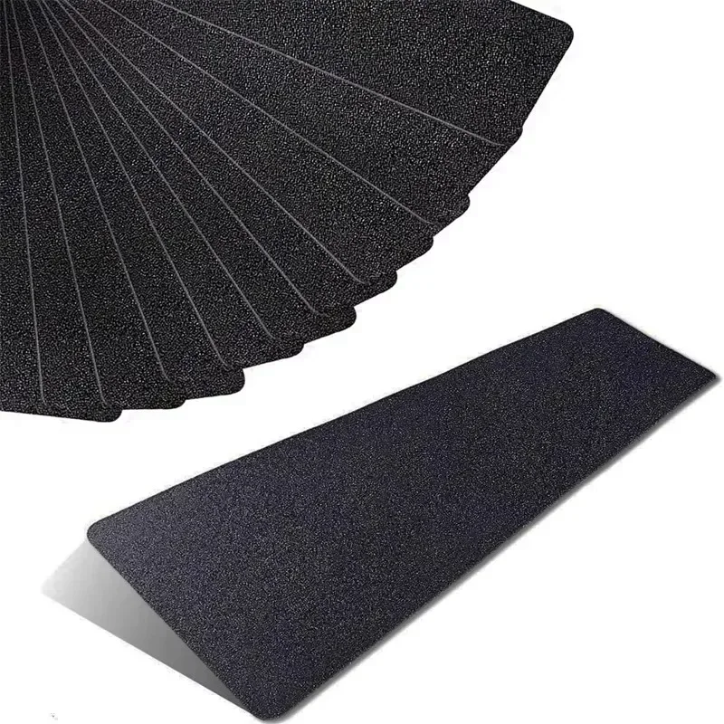 6pcsnew good non-slip stair treads, adhesive security strips for stairs, non-slip tape, with pvc bottom layer, non-woven surface