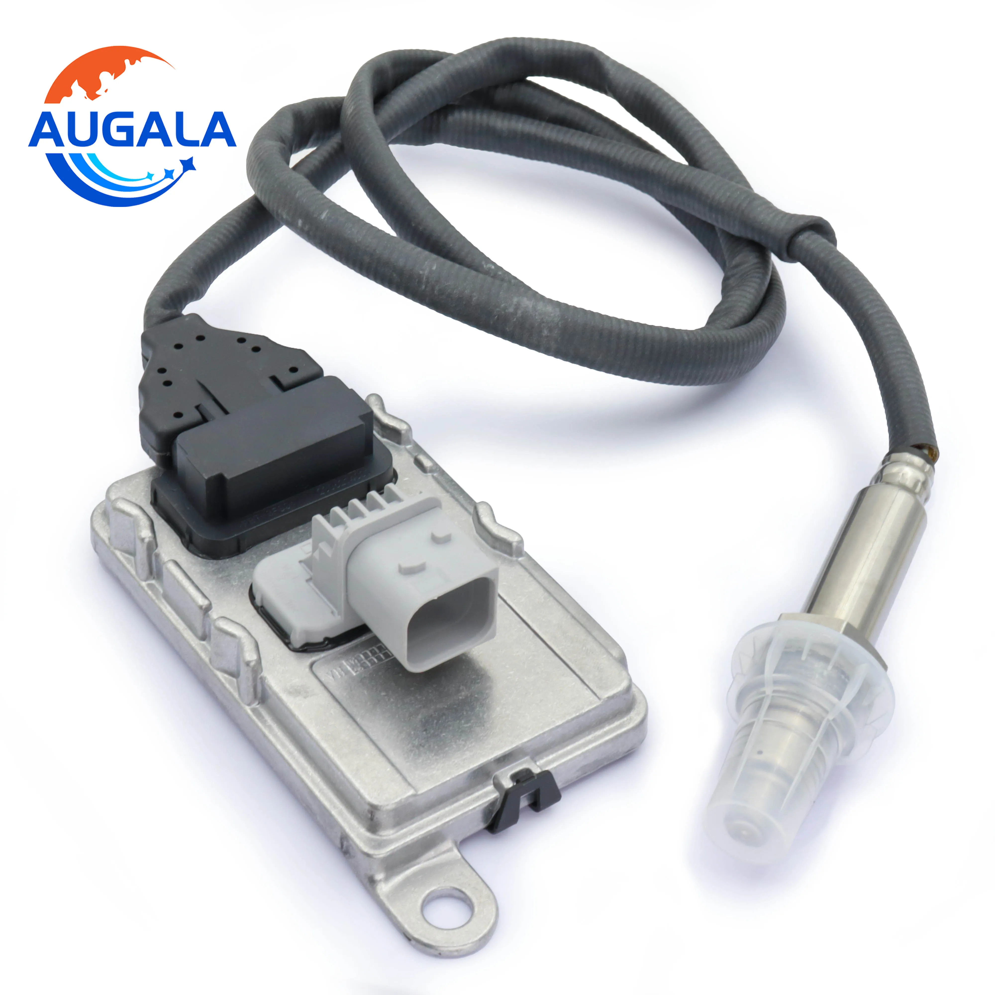 AUGALA Fit For Scania Euro 6 Nitrogen Oxide Nox Sensor 2294290 5WK97400 Before Catalyst Grey and black cable are optional