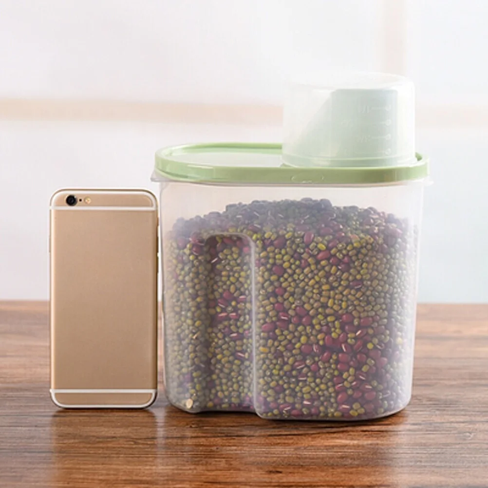 

Cereal Sealed Containers Grain Storage Tank Large Crisper Food Grade Plastic Transparent Insect Dust Proof Moisture