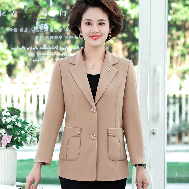 

2024 Spring Autumn New Woman Jacket Chic Elegant Casual Blazer Women's Suit Korean Fashion Luxury For Women Blazers R62