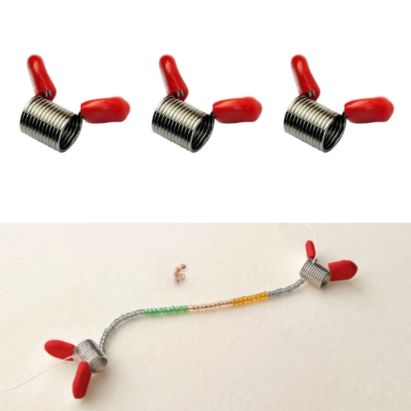 Handy Bead Stopper 8Pcs/4Pcs Bead Wire Ends Set for Jewelry Making Creative Bead Line End to Prevent Beads from Falling