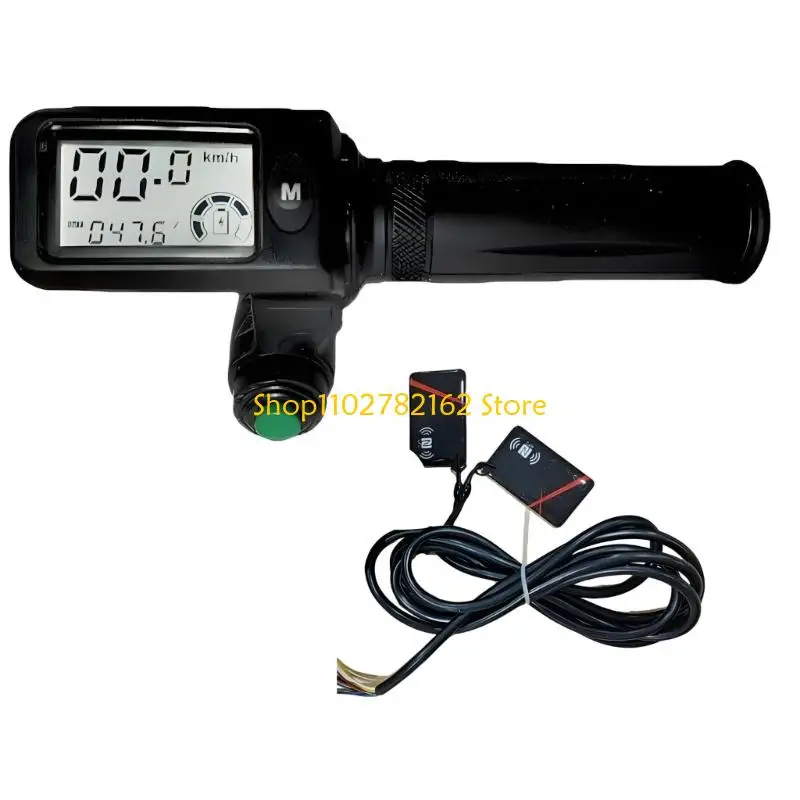 

547B Electric Bike Throttle Grip Handlebar Digital Power Speed Regulator