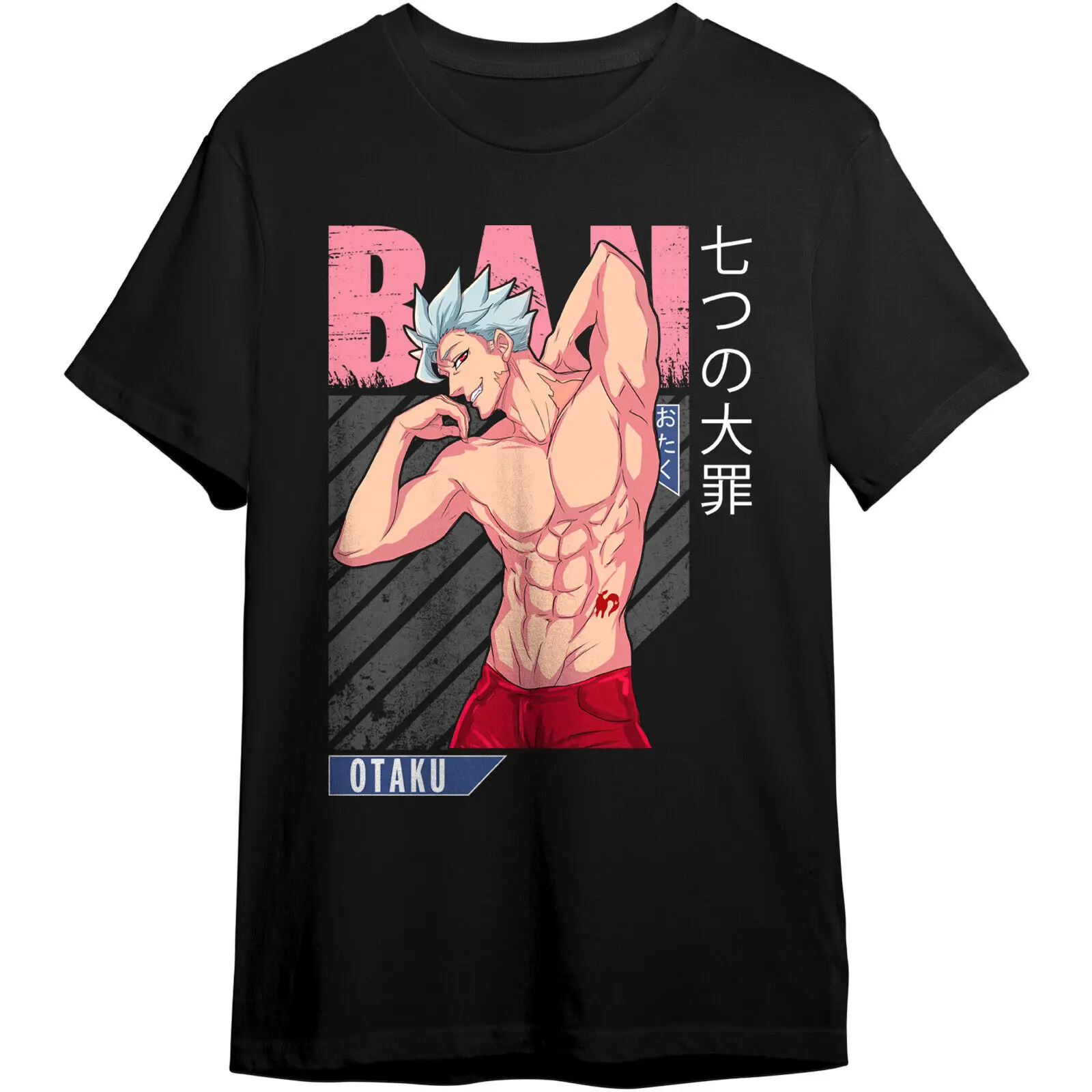 

Kids/Men/Women Japanese Anime Manga Meliodas Seven Deadly Sins Ban Pose T-Shirt