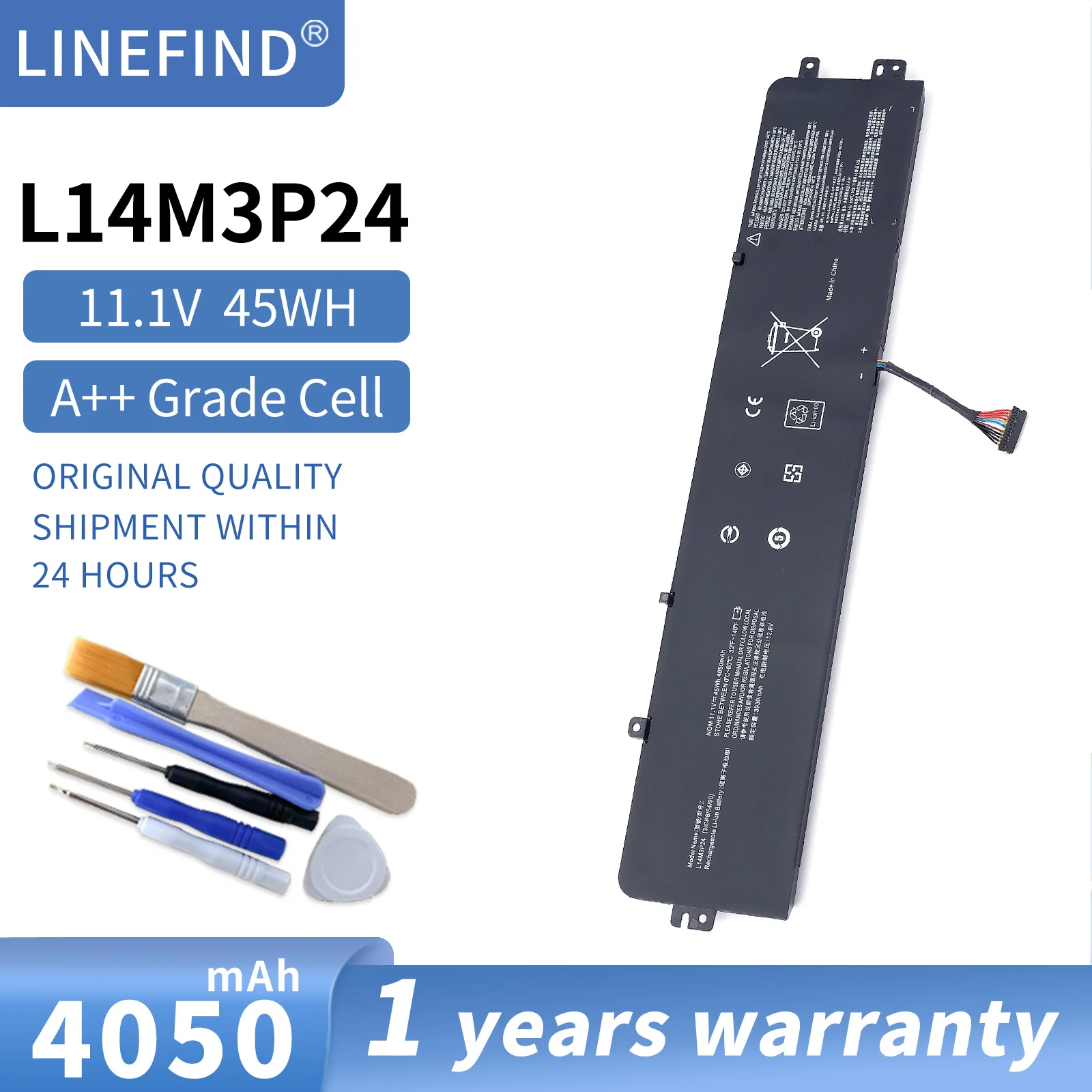 L14M3P24 L16S3P24 Laptop Battery For Lenovo Ideapad 700-15ISK,151SK 17ISK,Legion R720 Y520-15IKBA 15IKBM 15IKBN