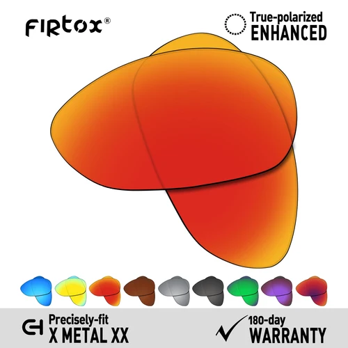 Firtox-lentes polarizadas UV400 True, lentes de repuesto para gafas de sol Oakley X Metal XX (solo lentes), múltiples colores
