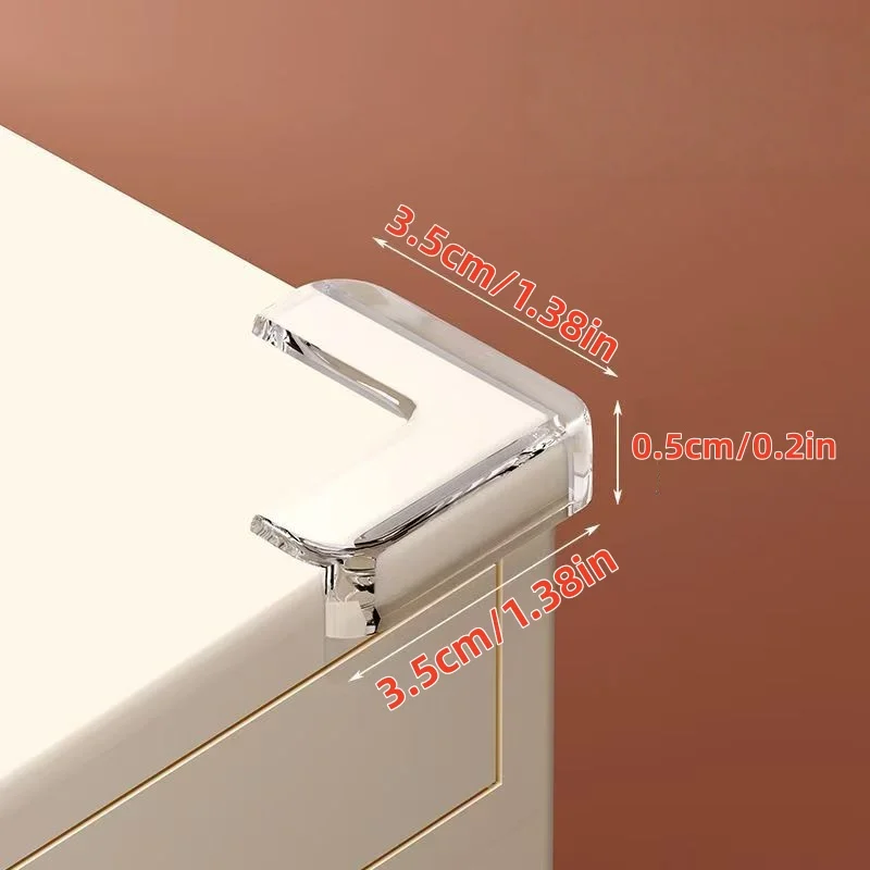 4/8/12 pcs Child Baby Safety Silicone Protection Table Soft Transparent,Table Corner Edge Cover Anti Collision Soft Guard Home