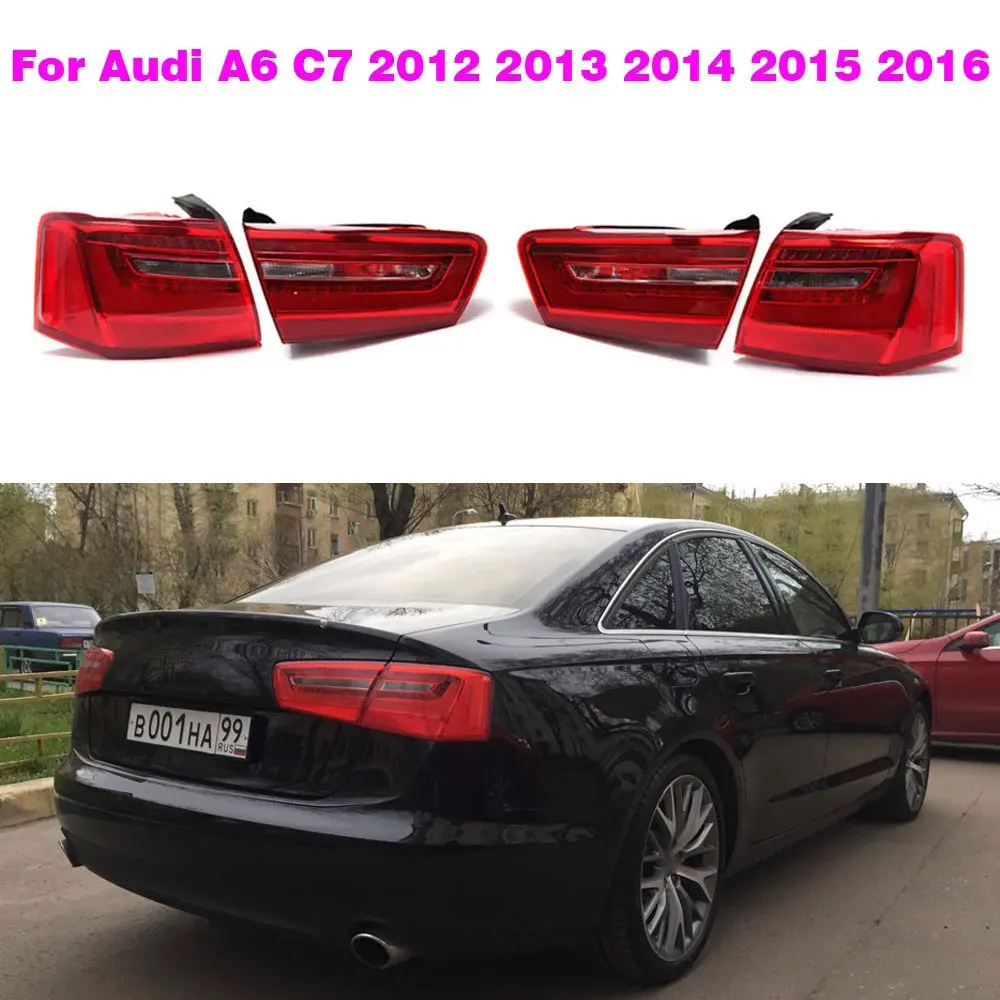 

4GD945095 4GD945096 For Audi A6 C7 2012 2013 2014-2016 LED Rear Tail Light Brake Lamp Car Rear Bumper Light Warning Signal Light