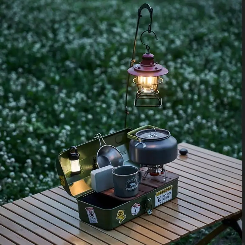 964E حاوية تخزين معدنية محمولة للتنظيم الفعال للعناصر الصغيرة