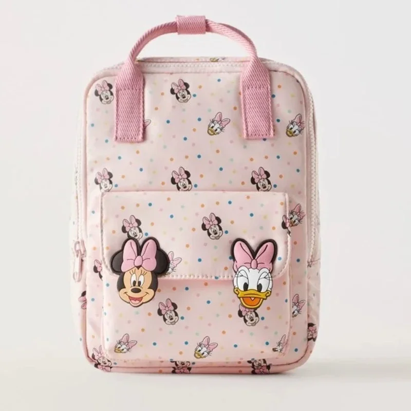 Disney cartoon  Minnie Mouse New Kids Backpack Mini Schoolbag Girls and Boys Cute Shoulder Bag