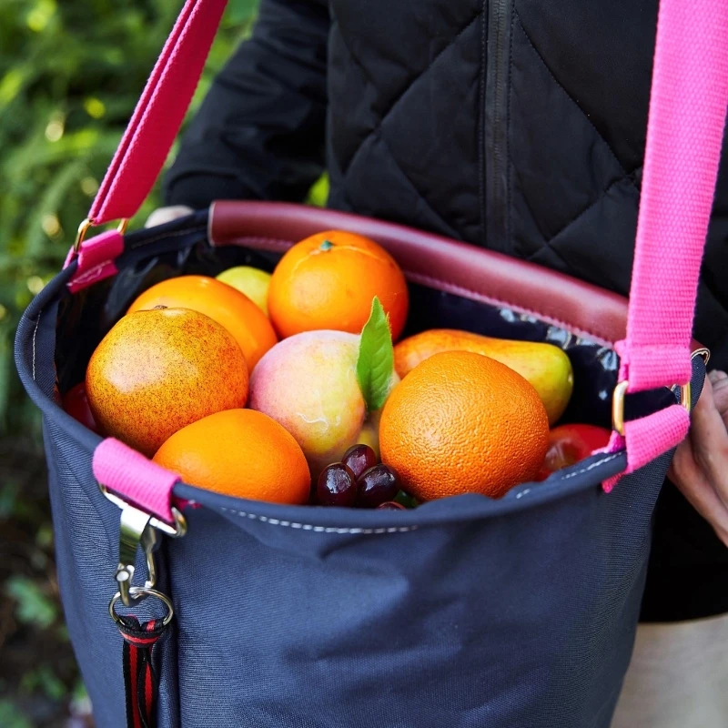 Large Harvest Fruit Picking Bag Garden Apron Gathering Bag Storage for Outdoor Orchards Farm Garden Your Arm and Hand