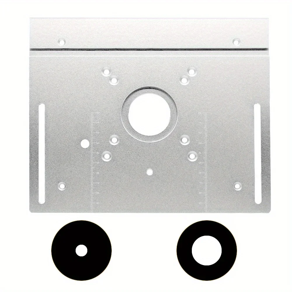Multifunktionale Aluminium-Frästisch-Einsatzplatte, Holzbearbeitung, elektrische Holzfräse, Klappplatte für Werkbänke, Fräsplatte – Detail 11