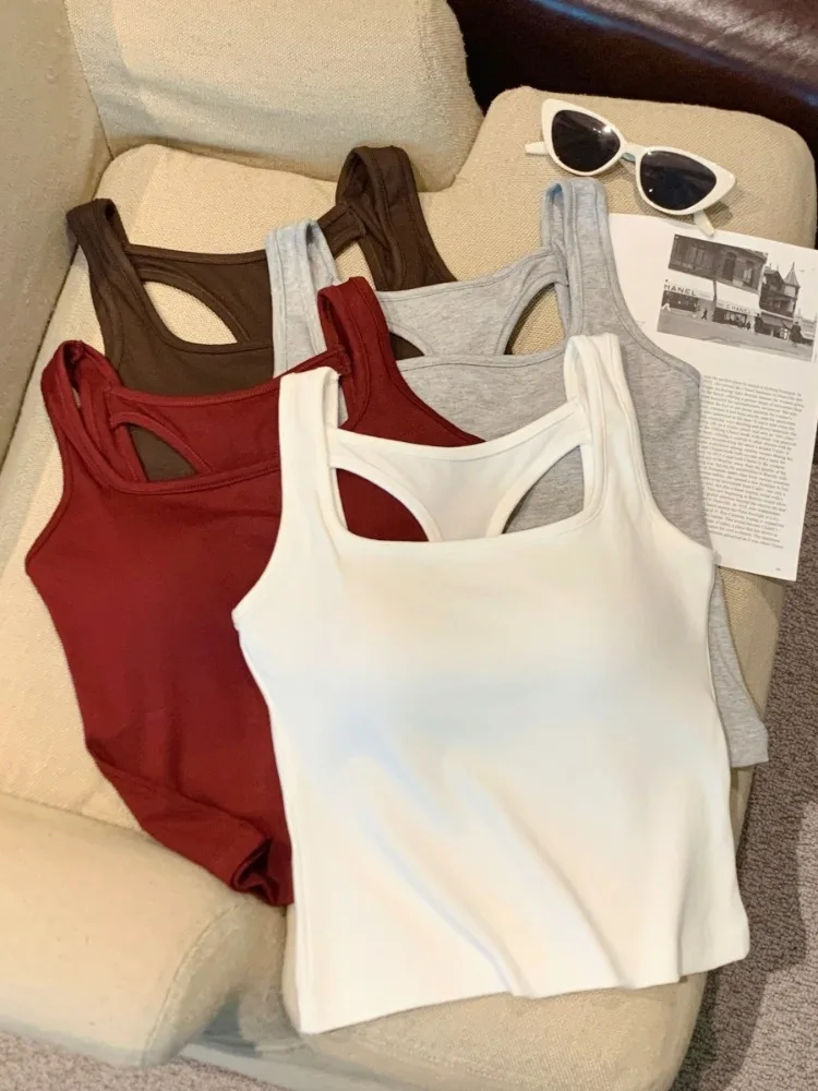 

Sexy Hollow out Backless Crop Top Women's Summer New Design Slimming Pad Strapless Vest Hot Girl Style No Sleeve Color