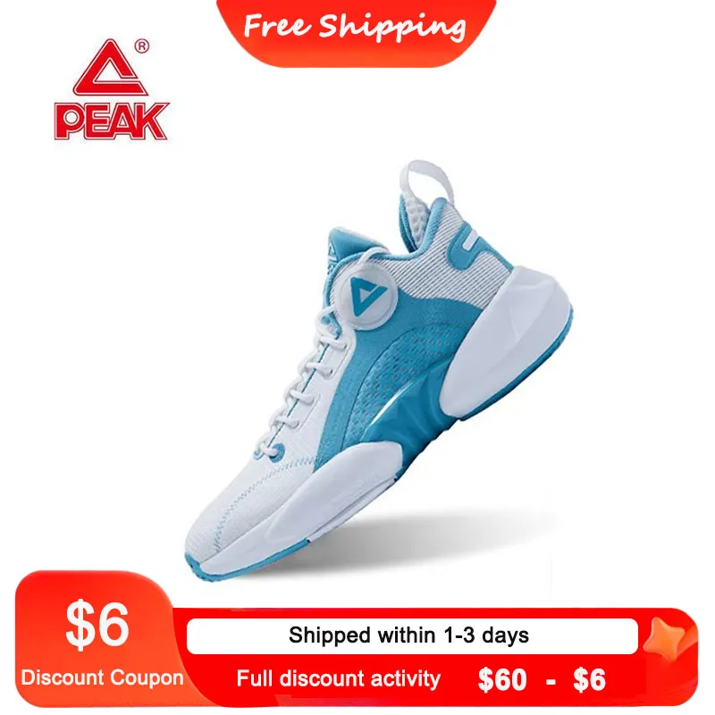 

Peak Basketball Shoes for Men's 2024 Spring Hard-Wearing Casual Sneakers Cavalry for High School Students Tenis Masculino Shoes