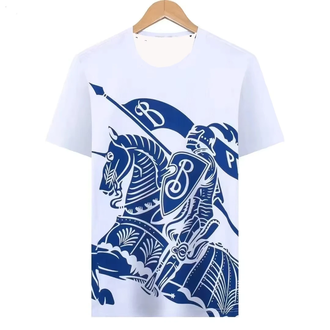 

2025 Summer New Trendy Motorcycle Quick Drying Digital Printed T-Shirt for Men and Women, Loose Casual Round Neck Short Sleeves