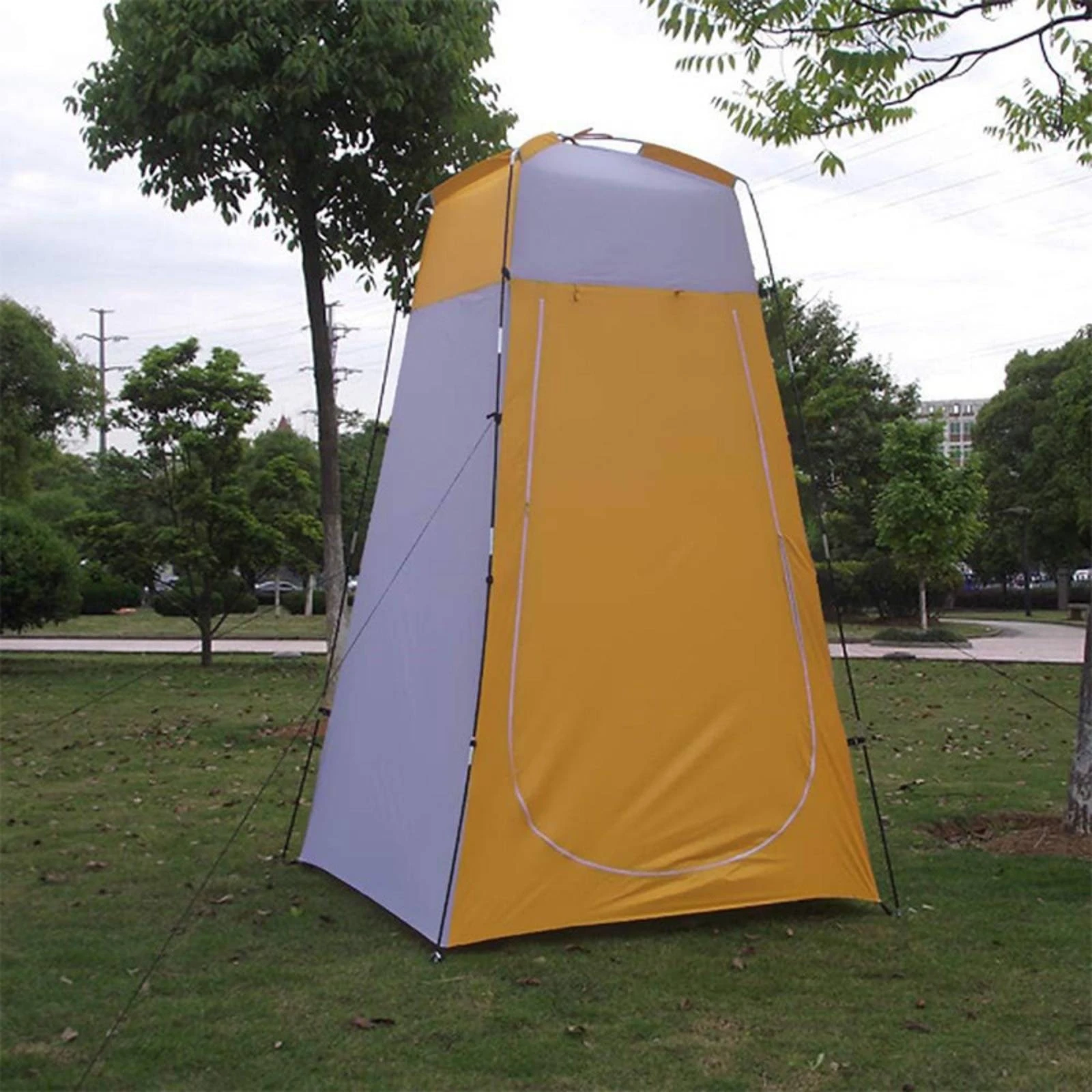 Dressing Room Tent Front Opening Shower Tent Outdoor Gear Easy to Carry Breathable Mesh Window