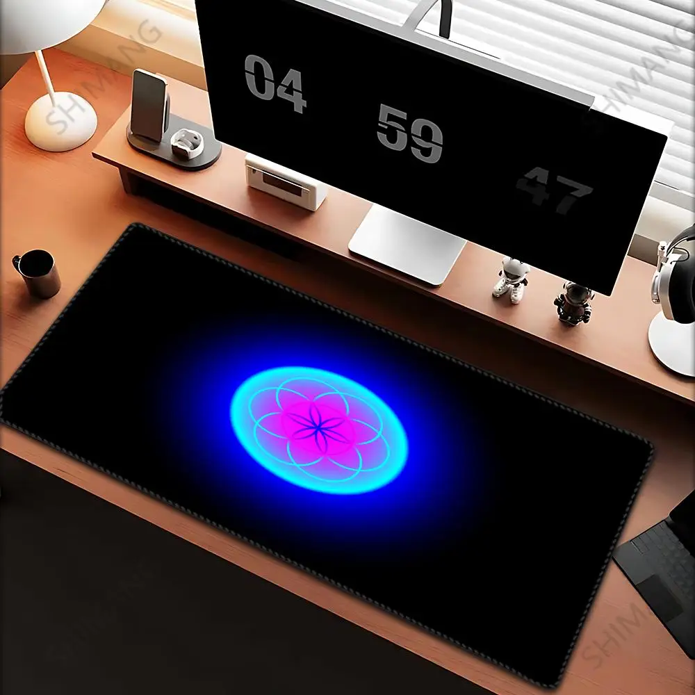 

Mandala Mouse Pad XL Gaming Accessories Office Gamer Keyboard Flower Desk Mat Non-Slip Laptop Large Rubber Anime Custom Mousepad