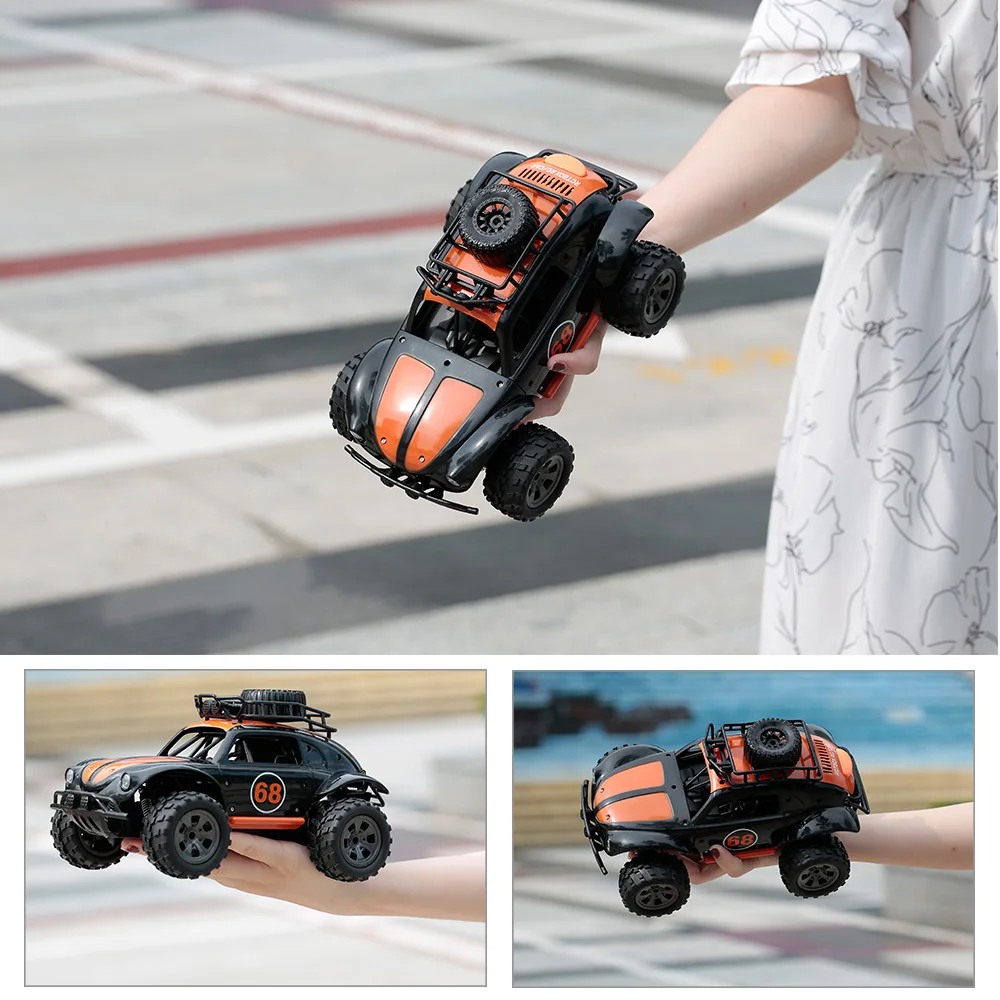 KY-1816A RC Truck 2.4G 2WD 1/18 Scale RC Crawler Off-road Truck Infinite Speed RC Car   RC Car Toys for Kids Adults RTR
