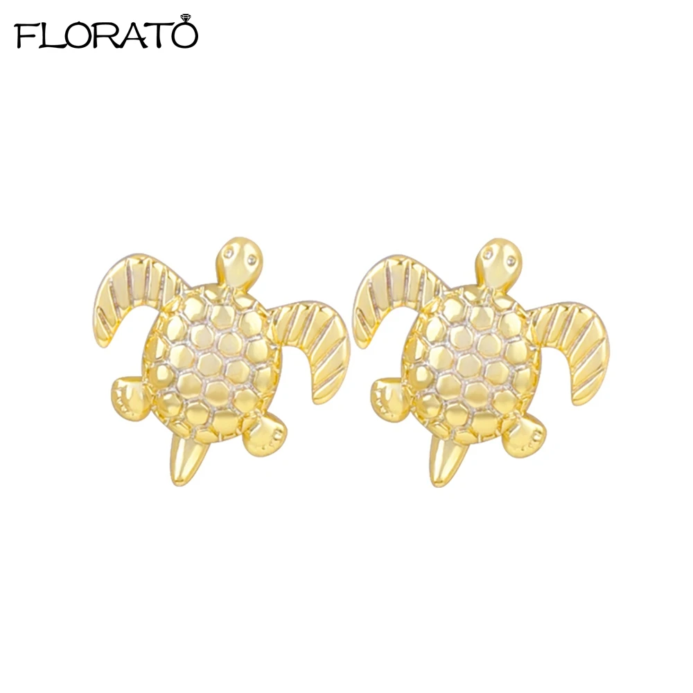 

Маленькие серьги из стерлингового серебра 925 пробы с иглами, милая черепаха, новинка 2025, минималистичные серьги-гвоздики золотого цвета, повседневные ювелирные изделия, подарок, оптовая продажа
