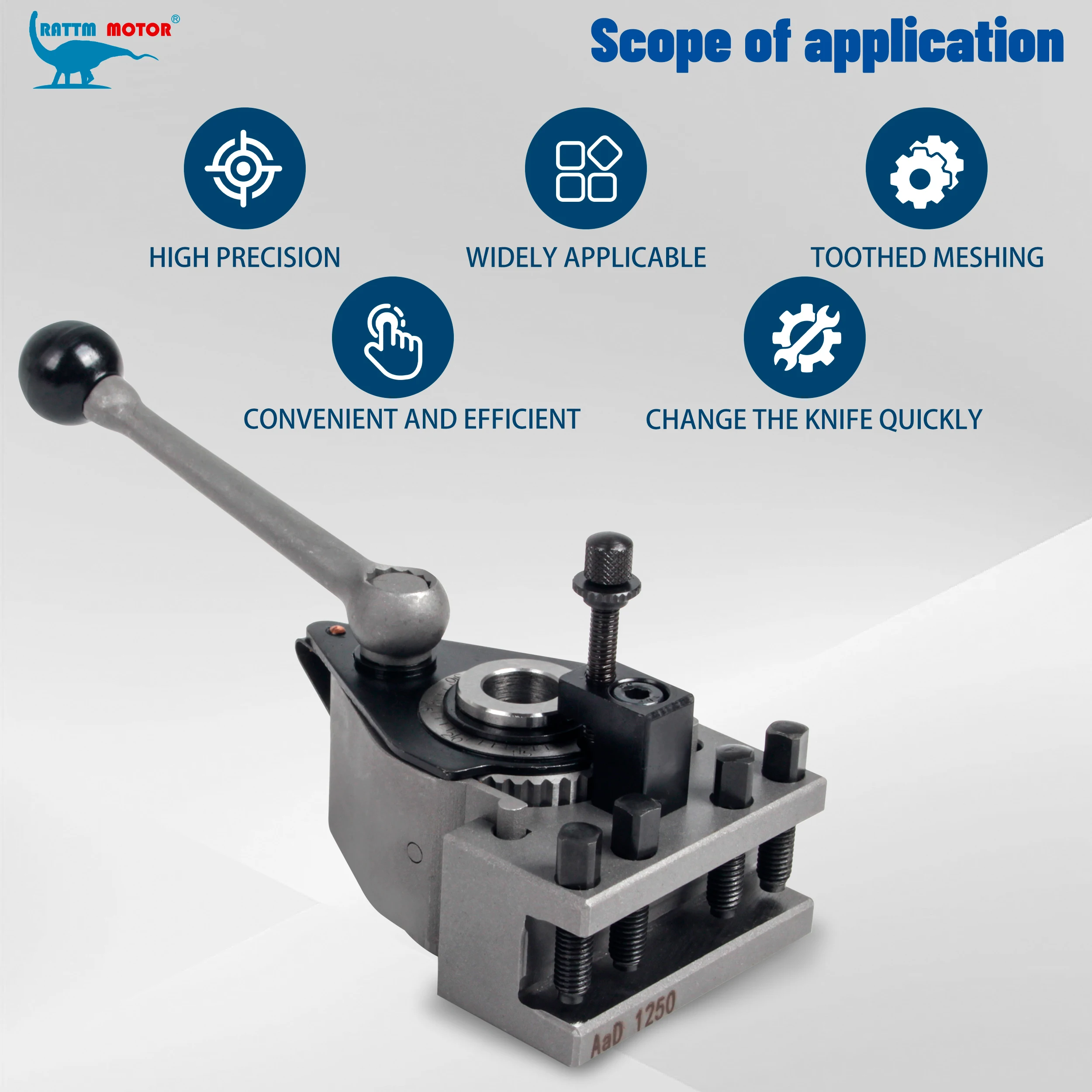 European Quick Change Lathe Tool Holder Rest Width 50mm Accessories Part
