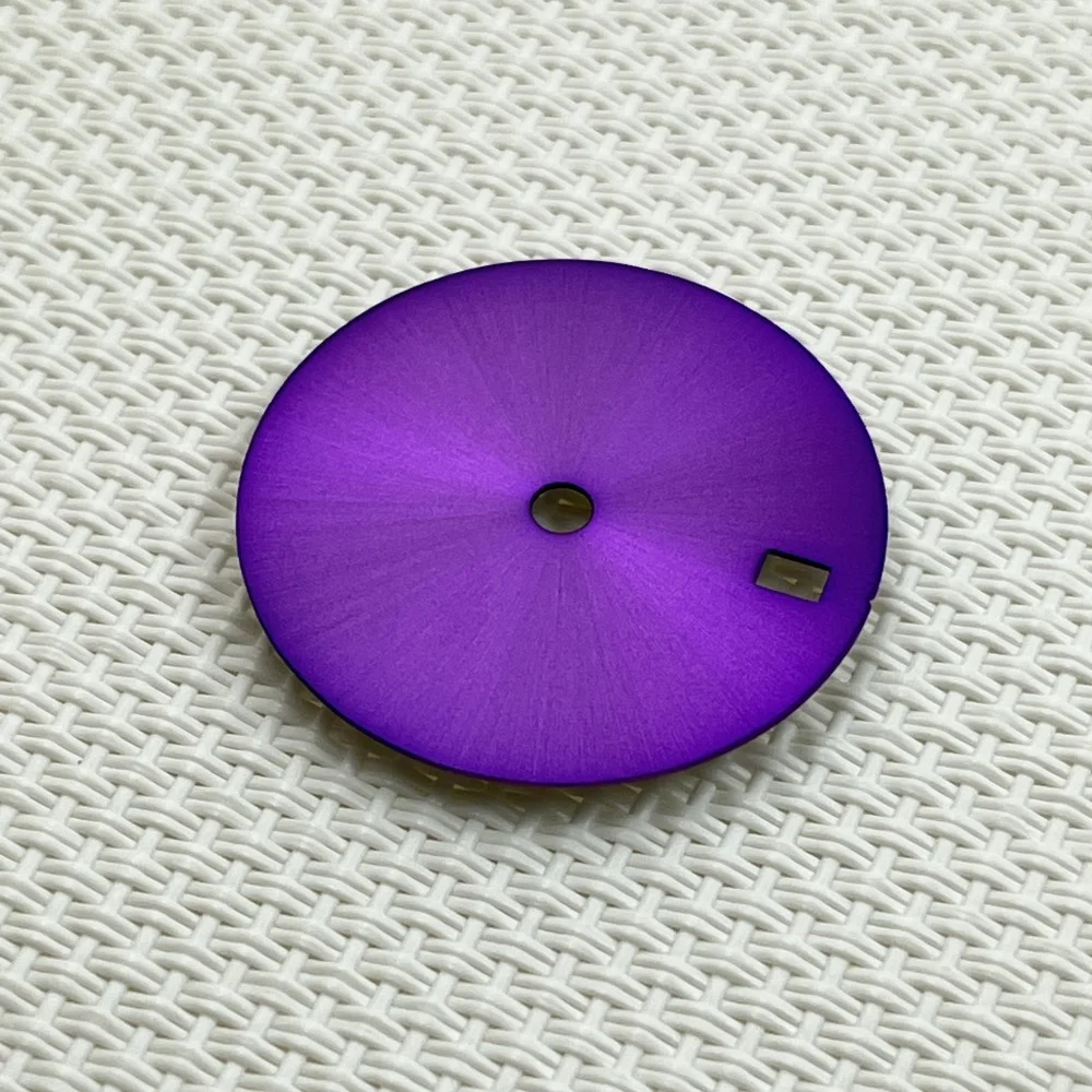 Purple NH35 dial without words NH36 mechanical surface DIY assembly mechanical watch NH34 custom watch accessories