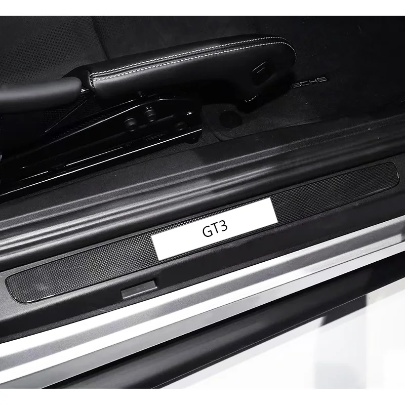 LED Illuminated Carbon Fiber Upgrade Kit for 718 & 911 New Condition Performance Parts with Welcome Threshold Strip