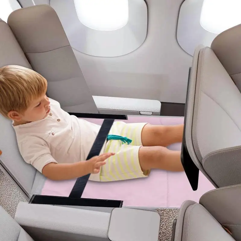 Airplane Seat Extender Travel Foot Rest For Airplane Flights Portable Travel Foot Rest Hammock Kids Bed Airplane Seat Extender