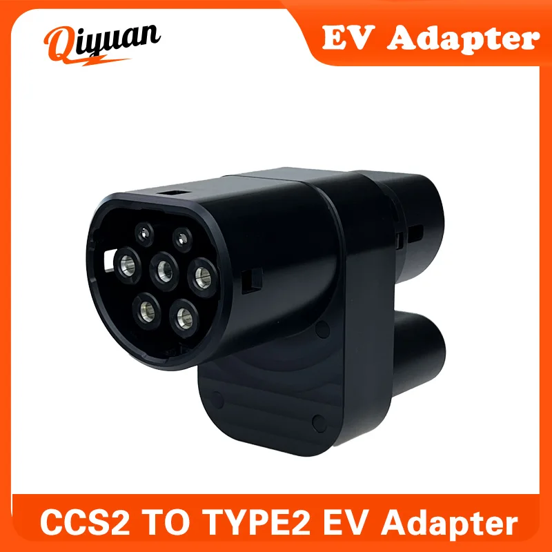 CCS2 To Type2 Adapter Convertor CCS Combo 2 EV Charging DC Adaptor Electric Car Vehicle，Compatible For Tesla Model S Model X