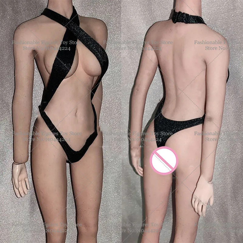 1/6 Vrouwen Soldaat Badpak Sexy Lingerie Bikini V-String Thong Katapult Een Stuk Ondergoed Voor 12 "Action Figure body