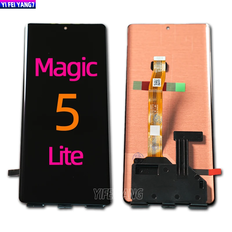 

Оригинальный 6,67 "AMOLED для Honor Magic5 Lite RMO-NX3, ЖК-экран + сенсорный дигитайзер для Honor Magic 5 Lite, замена дисплея