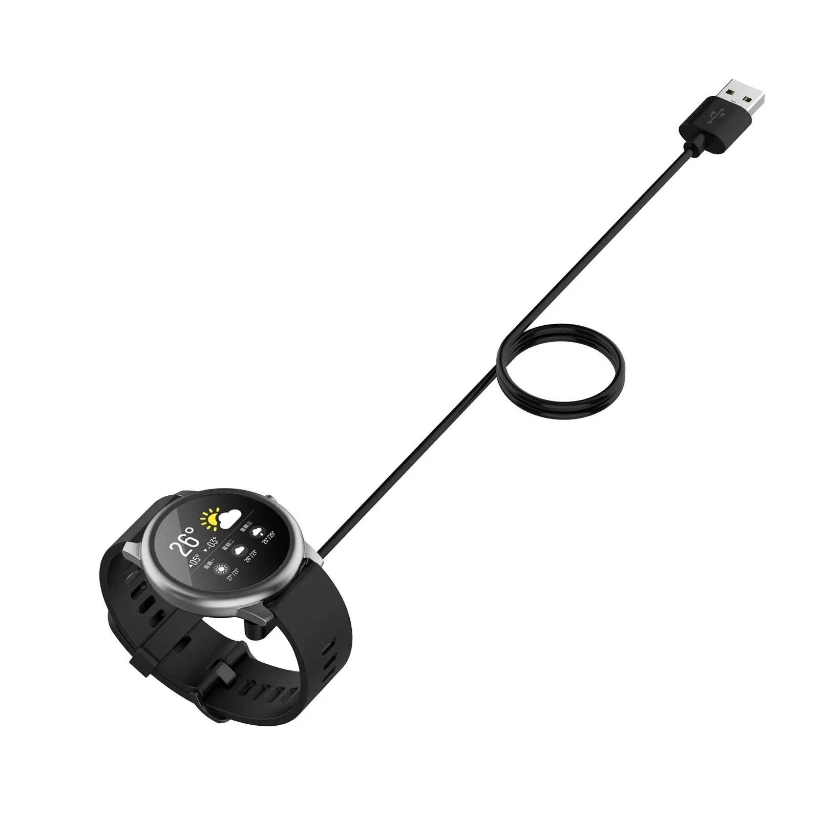 Cable de carga USB para reloj YAMAY SW022, Cable cargador magnético para Imilab Kw66, Xiaomi Haylou RT LS05 Ticwatch GTX CXB01/W26