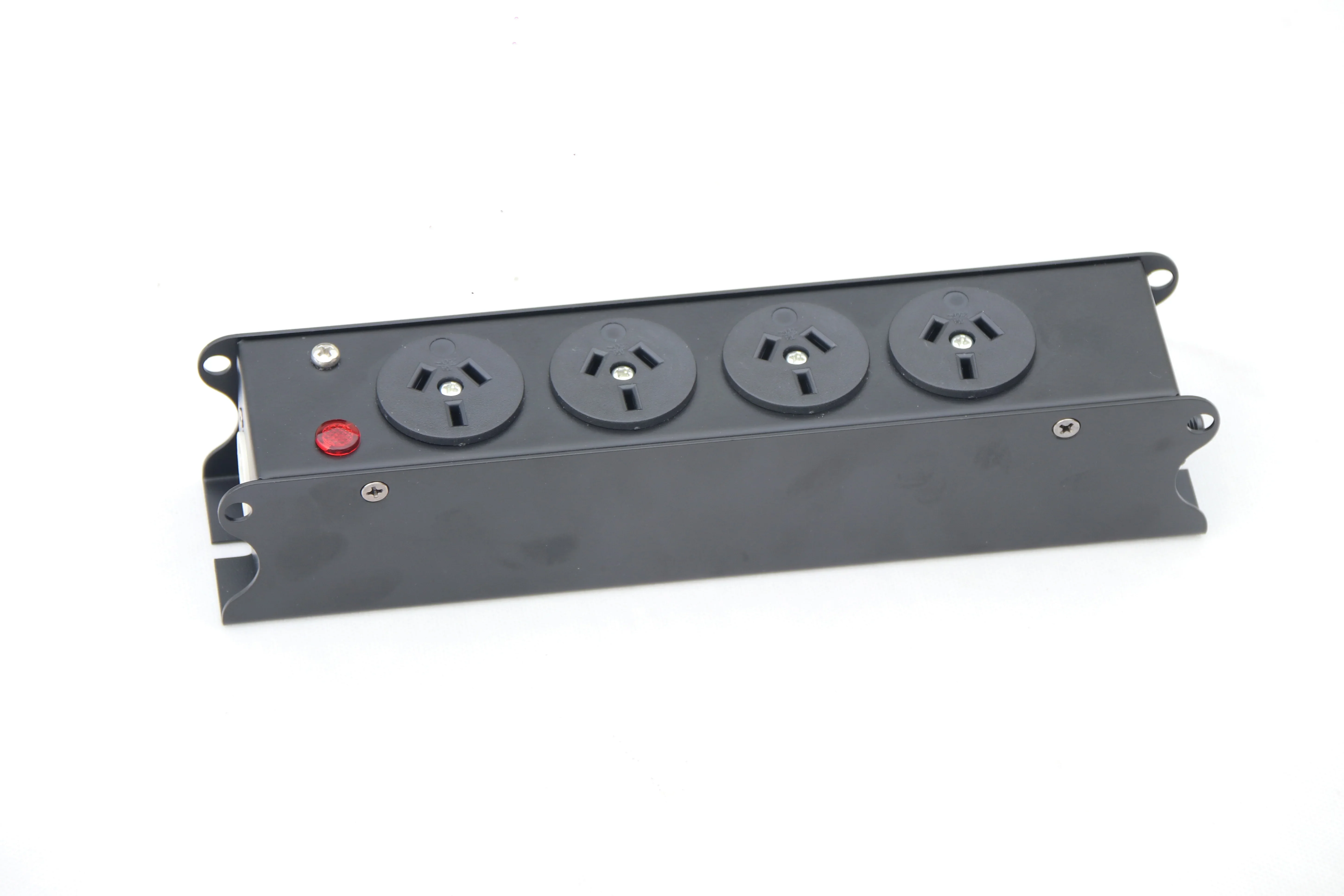 Circuit Distribution Box AC Lock Connector Panel | Rack Type for Professional Audio/Video Equipment