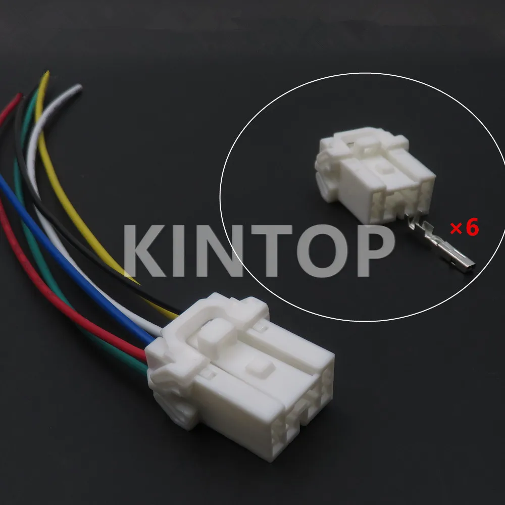 1 Set 6 Pins MG611277 PH855-06010 Auto Male Female Docking Plastic Housing Electric Cable Harness Plug AC Assembly Car Parts