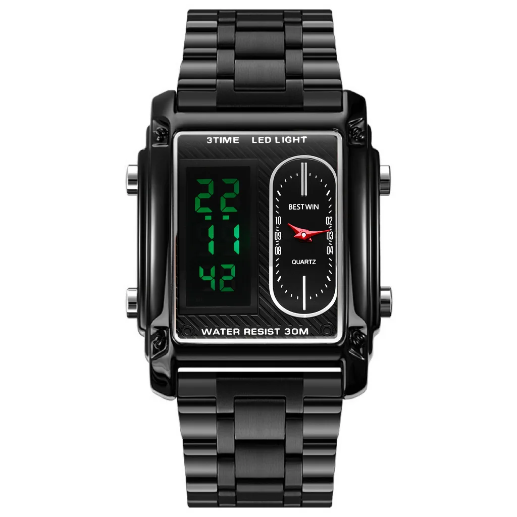 

Модные часы Square Atmosphere, мужские электронные часы, мужские часы