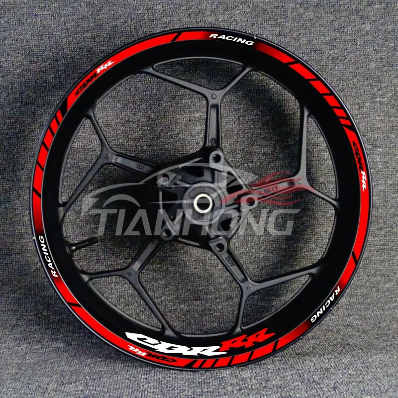 Suitable For Honda CB400 CB500F CBR300 CBR650F CBR600RR Wheel Rim Wheel Frame Retrofit Reflective Waterproof Decal