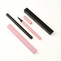 Private Label Liquid Eyeliner Custom Logo Waterproof Quick-drying Long-lasting Non-smudged Eye Makeup Bulk Pink Tube Black Box