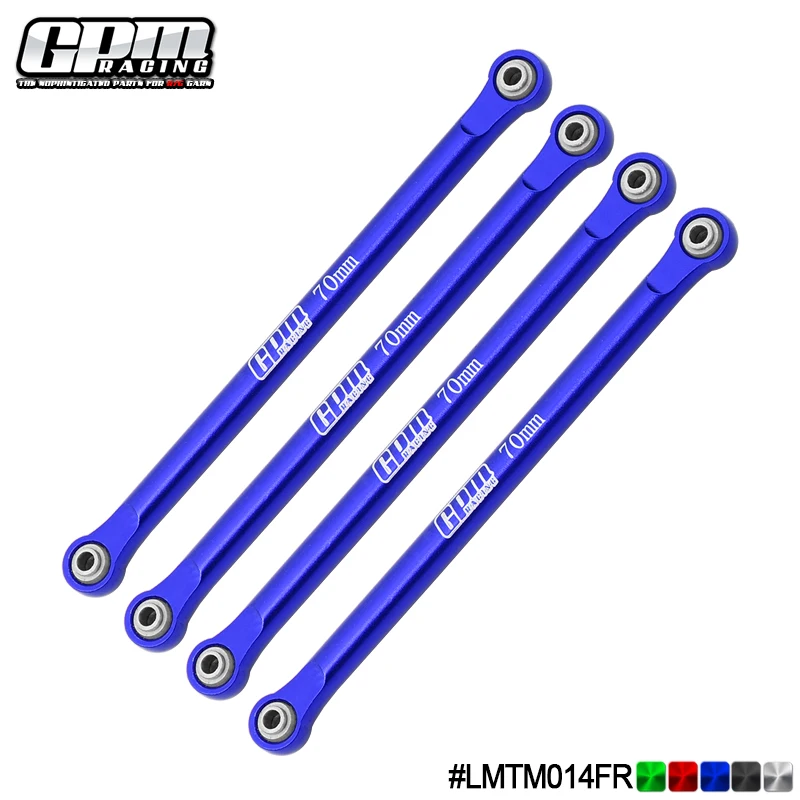 GPM LOSI 1/18 Mini LMT Megalodon 2S LOS214045 aleación 7075 juego de barra inferior de 4 eslabones