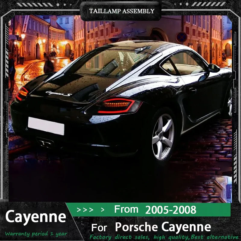 

Задний фонарь для Porsche Cayman Boxster 987, светодиодный задний фонарь 2005 2006 2007 2008 987.1, задний противотуманный тормозной сигнал поворота, автоаксессуары