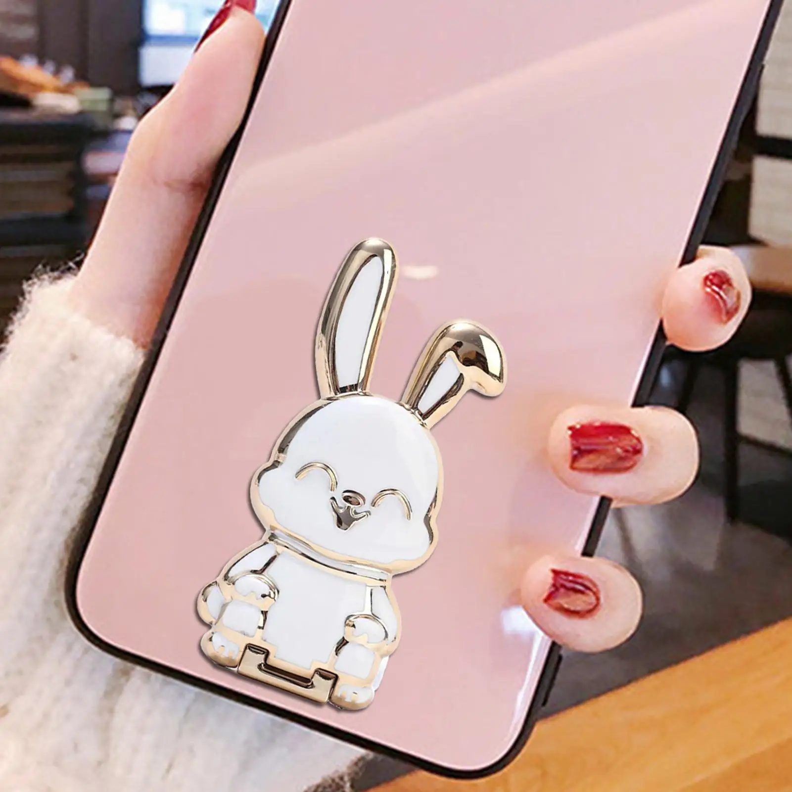 Rabbit Bracket Foldable Bunny Phone Bracket Rabbit Holder Stand Phone Case Cute Rabbit Bracket Rabbit Stand Bracket