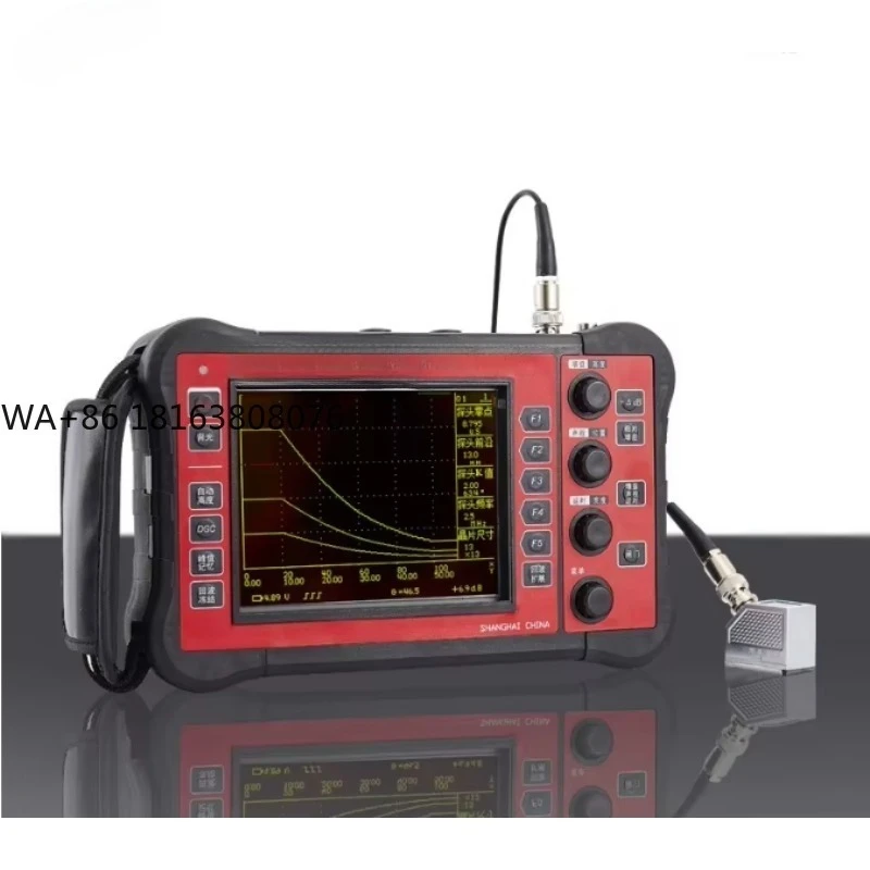 XUT350b Portable Ultrasonic Flaw Detector NDT Tester for Steel Structure Pipeline Weld Metal Casting Crack Pore Bubble