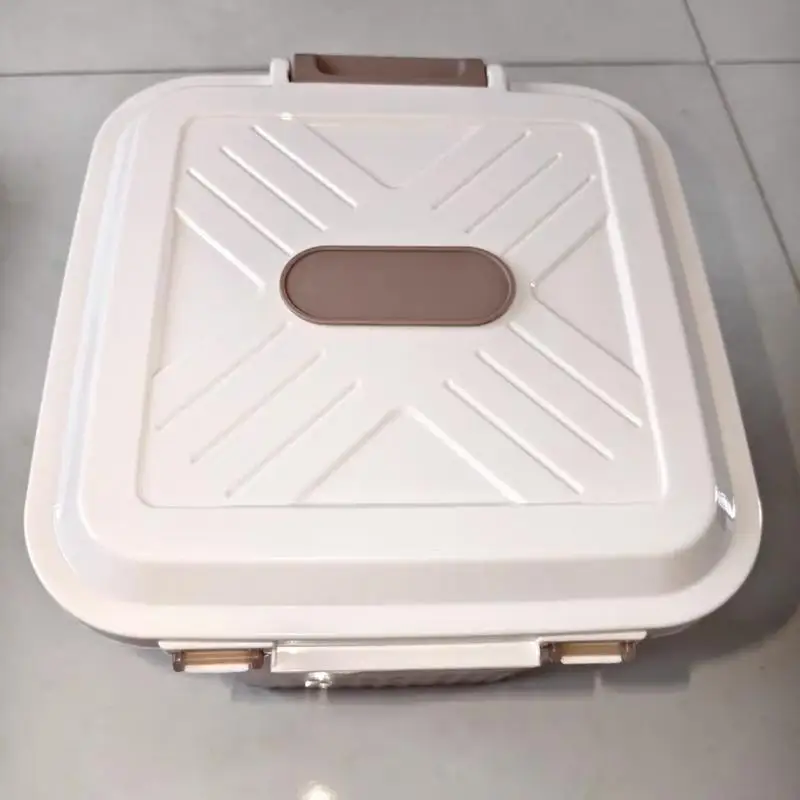 Clear Pet Food Keeper Airtight Puppy Treat Holder Cat Food Storage Container for Kitchen Outdoor Dog Cat Bunny Bird Rodents