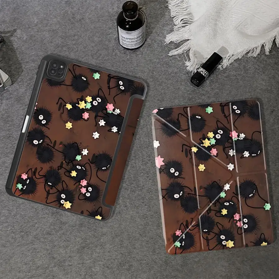 

Cartoon Cute Furball Tablet Case For iPad Mini 6 7 Pro 11th 10th M3 M2 1 2 Air 4 5 M4 11inch Pro 2025 9th 8th 7th 12.9inch